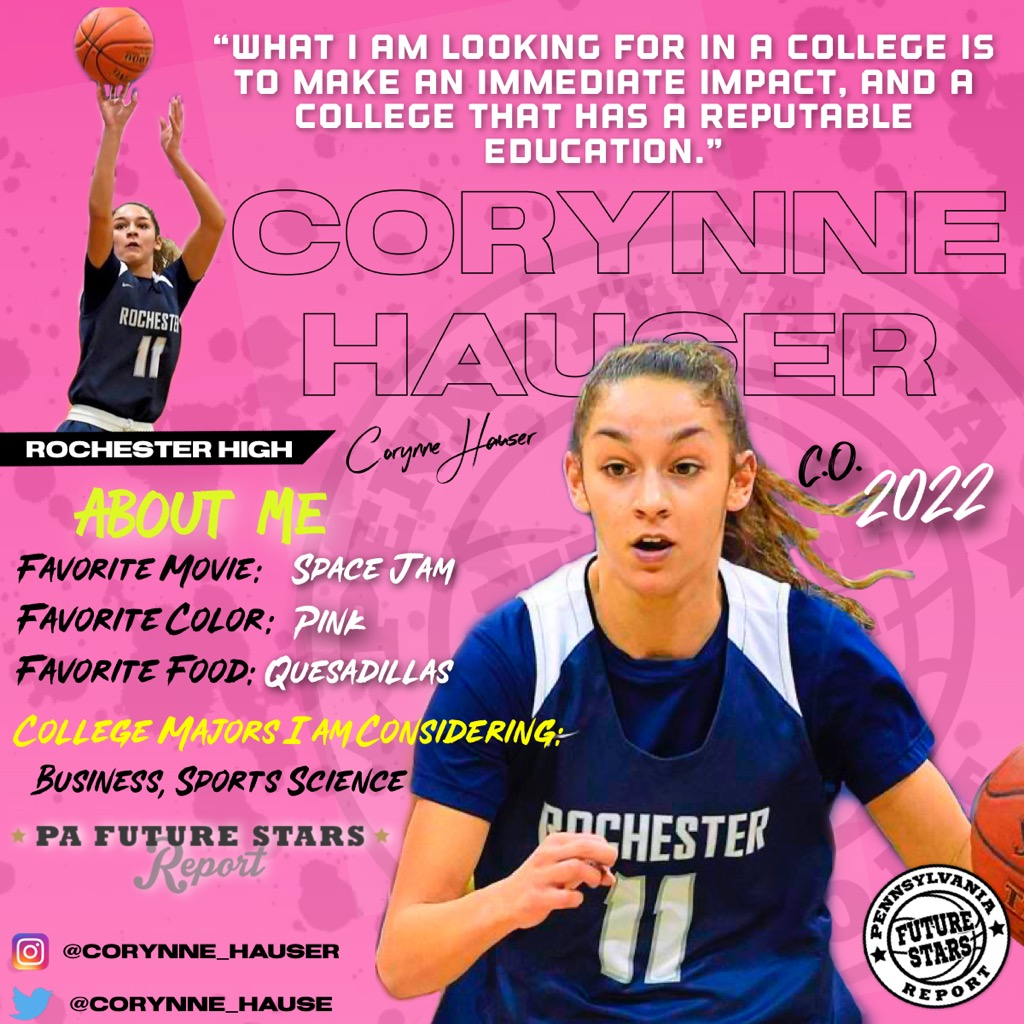 PAFutureStars's tweet photo. College Coaches, 2022 G Corynne Hauser will be at @CertifiedBball 'The Clash' this weekend in Indianapolis w/ @DFSAAU Brown. She's CAN'T MISS Division 1 prospect!
#PAFutureStars
Here's the link to her schedule: https://t.co/jBKsmL2XdK
#PAFSRecruitingService https://t.co/jAjdO3hQRU