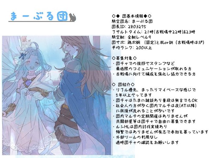 騎空団のtwitterイラスト検索結果