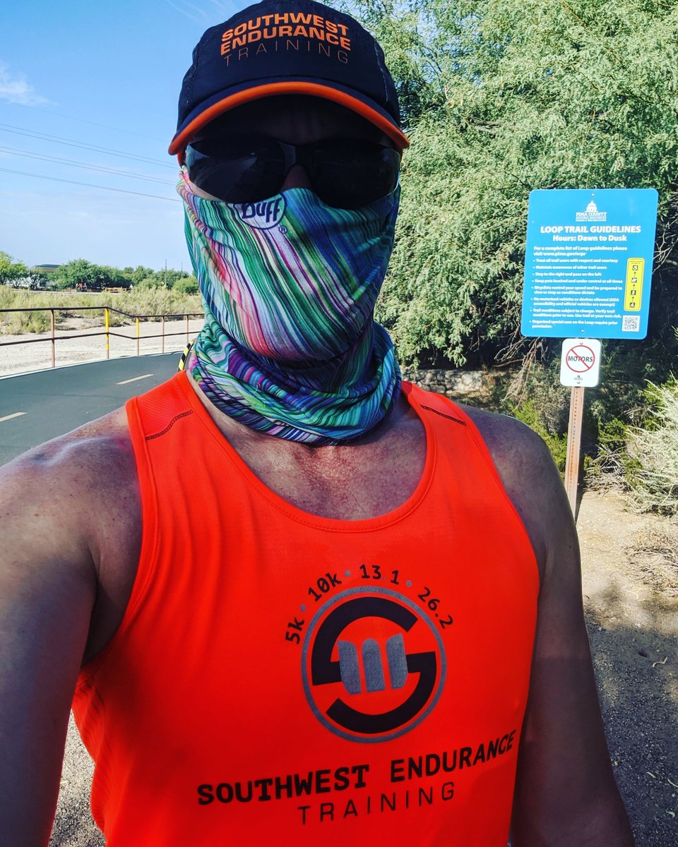 SWETdotrun's tweet image. 8 miles.  87 degrees.  Monsoon humidity. Mask the entire time.  If I can do this, you can wear a mask for 5 minutes in a convenience store.  The only way this ends without shutting down again is if we mask. #MaskUpAZ  #masks #theloop