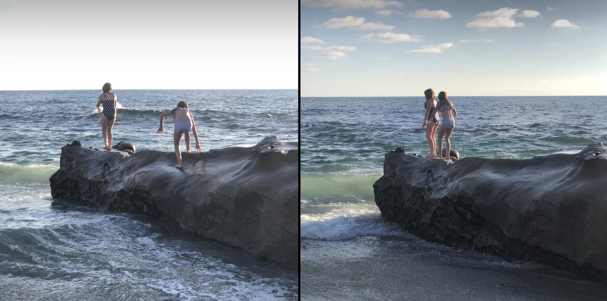 MrJohnnyLane's tweet photo. The moment I switched to @procamera app. I mean look at that sky! Both pics using auto features, so it’s just as easy to use and therefore improve your snaps. https://t.co/EUi308atB4
