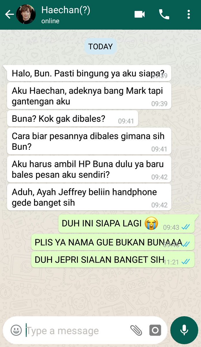 sunhkisses's tweet photo. • Keluarga Dadakan

"Jagain aja dulu, seenggaknya sampai orang tuanya nyariin."
—jaehyun au. https://t.co/gnroUfAeGk