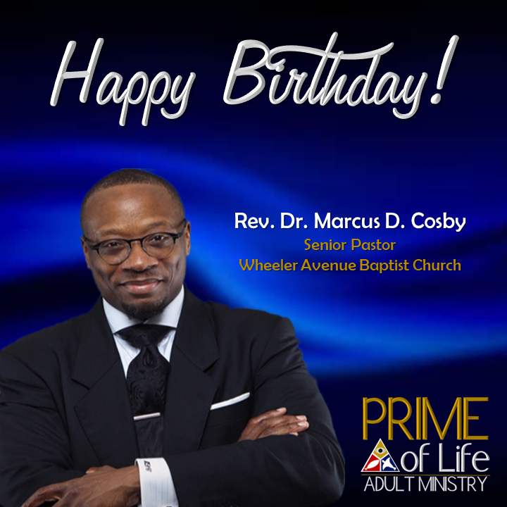 wheelerprime's tweet photo. Join us in wishing a very Happy Birthday to our Senior Pastor, Rev. Dr. Marcus D. Cosby!!! Thank you for your excellent leadership, diligent pastoral experience and countless phenomenal sermons! #WheelerAvenueBC #StayConnectedWABC #HappyBirthday from #WheelerPrime https://t.co/rSIMuZDYtb