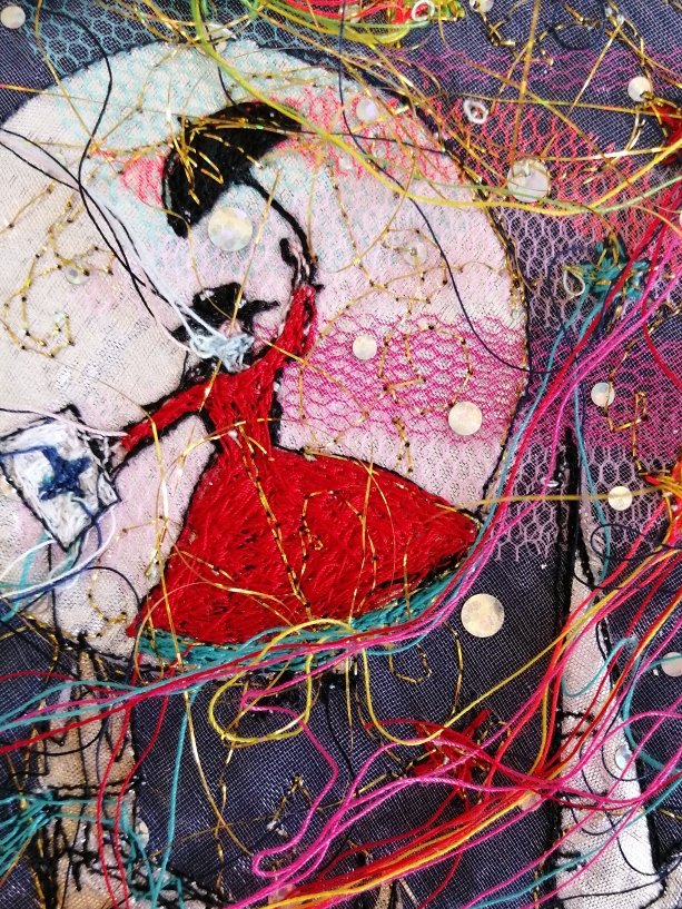 In Keeping with the times we live in, Mary P dons her mask, brought to you by Naughty Pirate Heidi