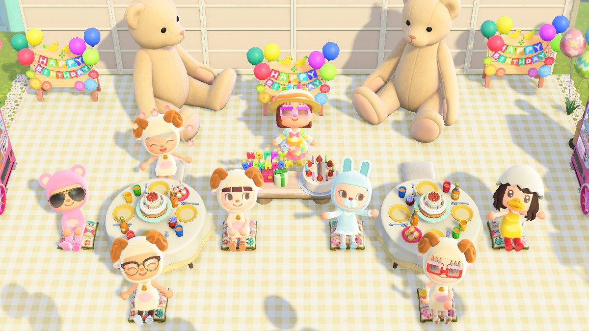 kymplays's tweet photo. Glad to have celerated my birthday with friends! Thank you for the surprise @chuchigames <3 #AnimalCrossing #ACNH #NintendoSwitch https://t.co/B8wsQhlZ1u