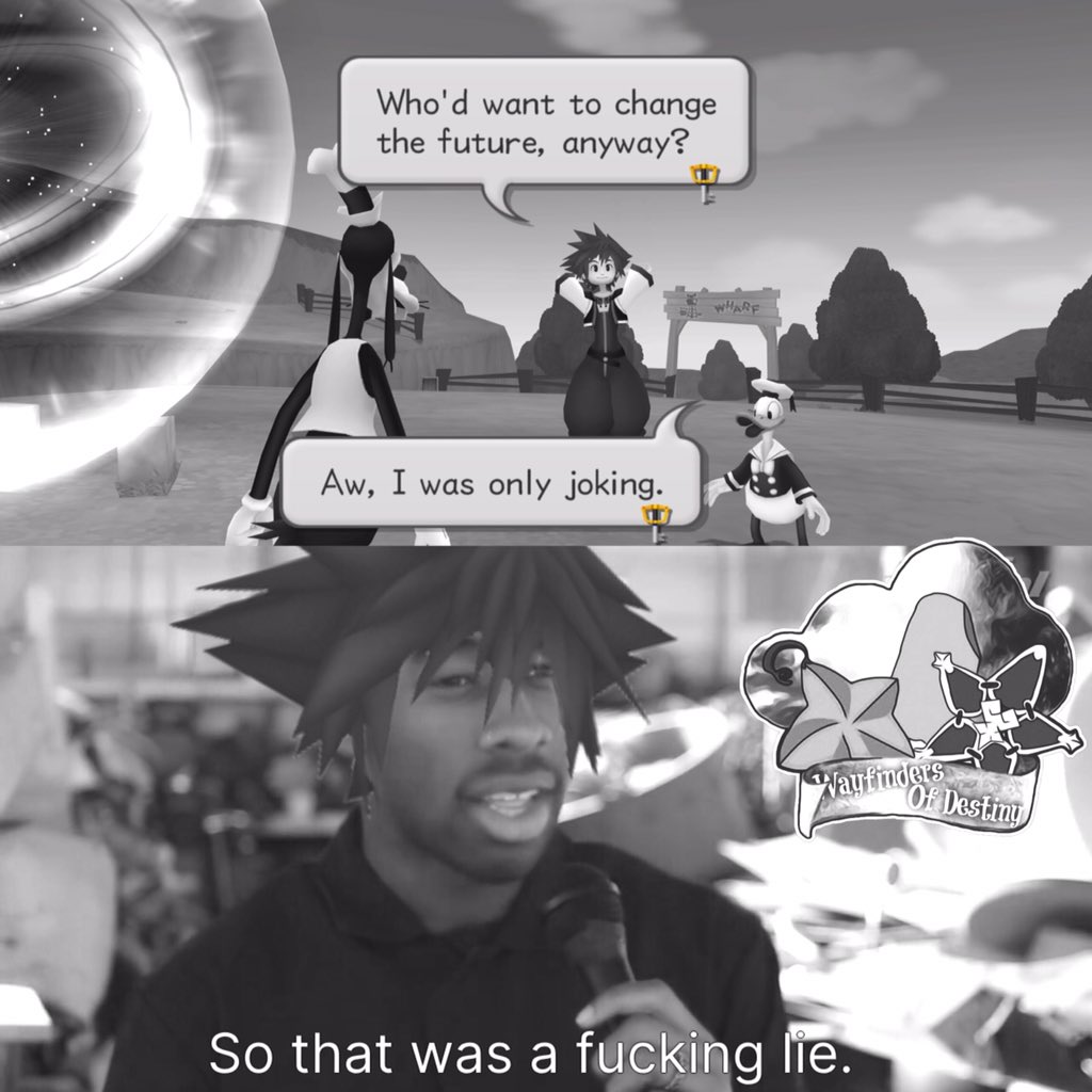 KHWayfinders's tweet photo. Hypocrite. 😒

~ Vanitas🕷 

#KingdomHearts #KH3 #KH2 #KHReMind #ReMind #Sora #Donald #Goofy #TimelessRiver https://t.co/lVUI8s5Hdp