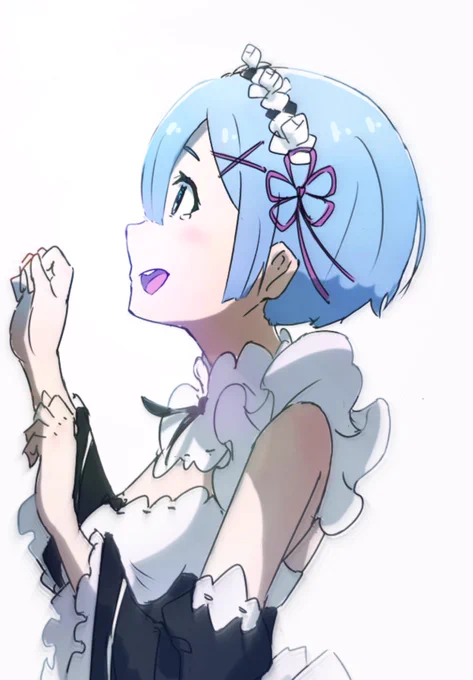 横顔 