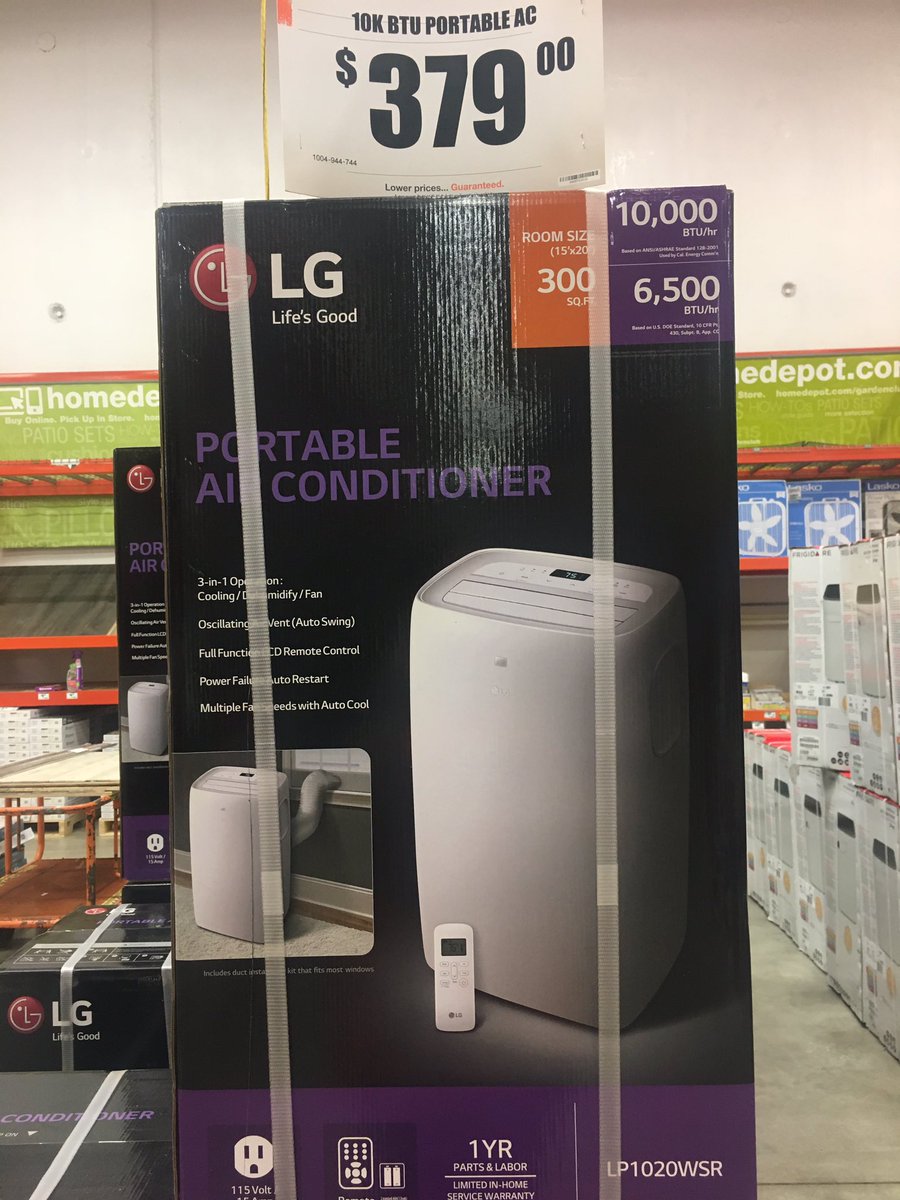 HomeDepotCadill's tweet photo. π₯ We have A/Cβs in stock! Window AC unit for $299 & portable AC units between $329- 459. Stay cool Cadillac! π₯ #heatwave #cadillacmichigan #PureMichigan #airconditioners #instock #windowunits #portableairconditioners @WoodstockJordan https://t.co/jjUZoEsAyD