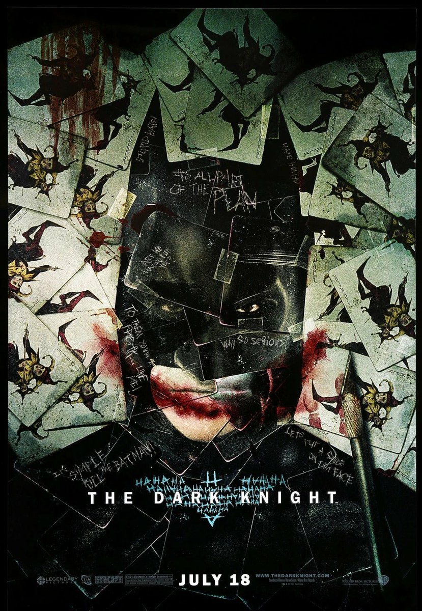 12 years later people are still going mad over it. People respect it and even those who hate dc cannot stop praising it. But why ? My thoughts on Dark knight, A thread.  #12YearsOfTheDarkKnight