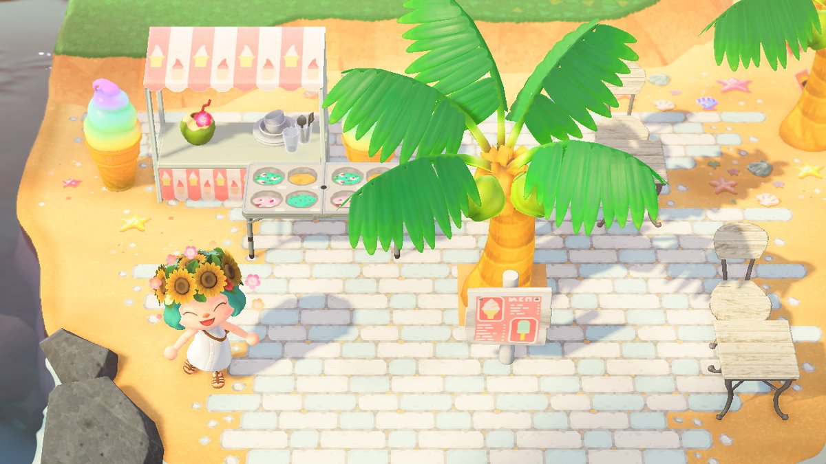 Cam0une's tweet photo. Une glace apres une petite balade @ReysonFR ?

#AnimalCrossing #ACNH #NintendoSwitch https://t.co/vROcM5vdus