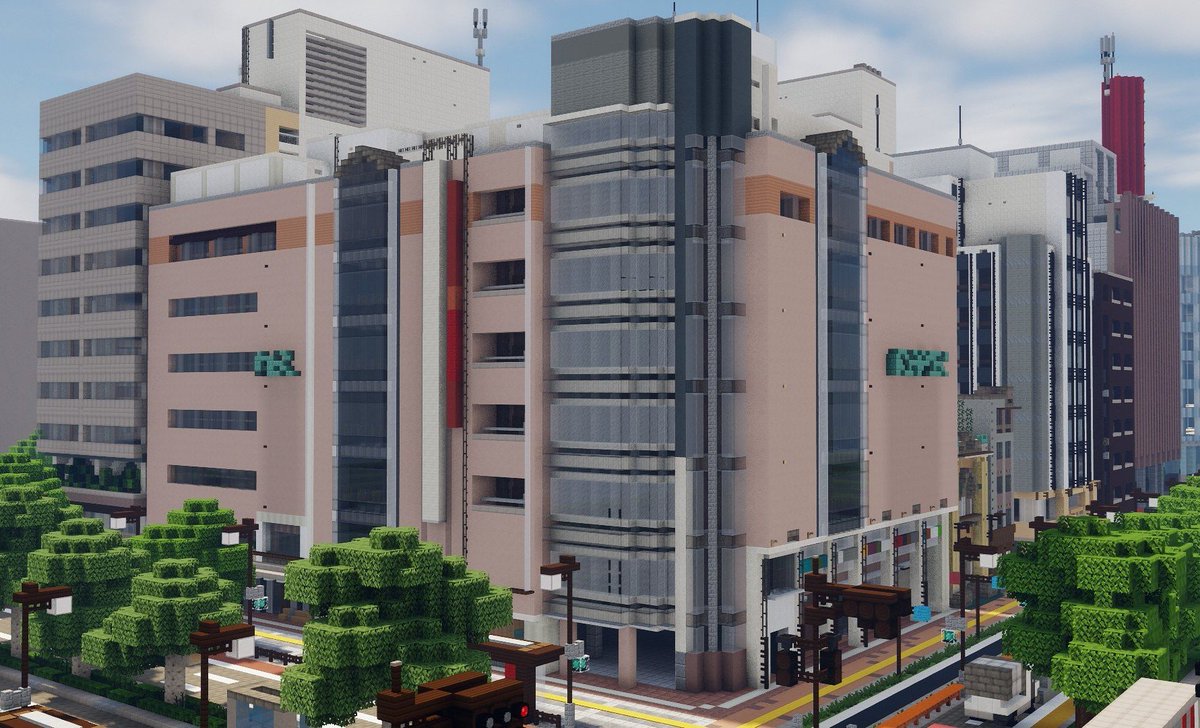 Island デパート作りました モデルはマリエ富山です Rt建築154 431 佐山市 Minecraft建築コミュ T Co Ryon6ykddj Twitter