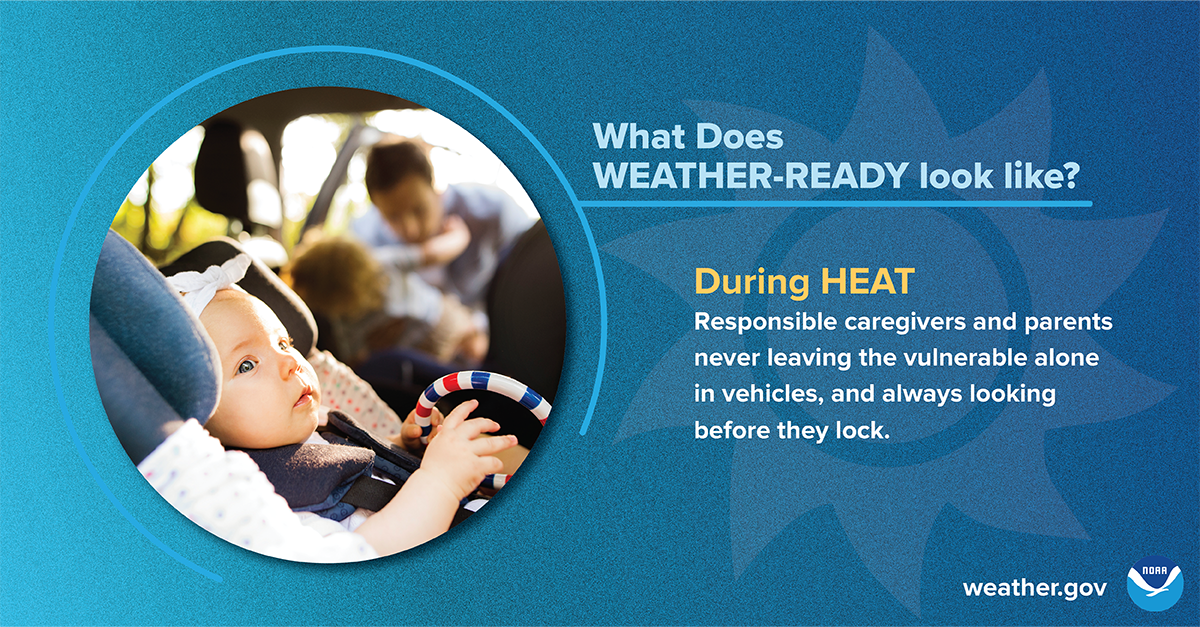 NWS_MountHolly's tweet photo. The next couple of days are going to be abnormally hot!  So its important to take time to starting thinking about how vulnerable you are to heat! #heatwave https://t.co/23NcqJqcX3