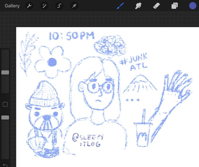 late night doodles,,, feelin extra tired today,,, 