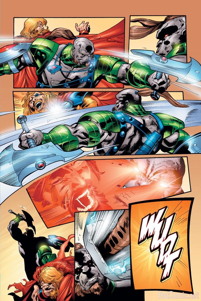 Desak destroys king thor and magni