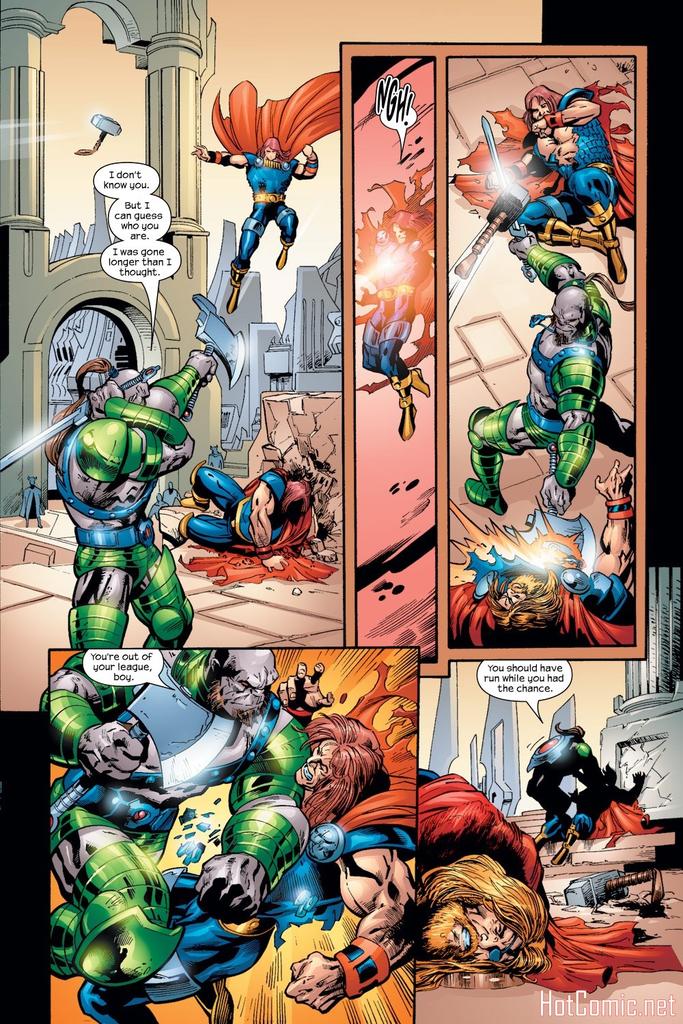 Desak destroys king thor and magni