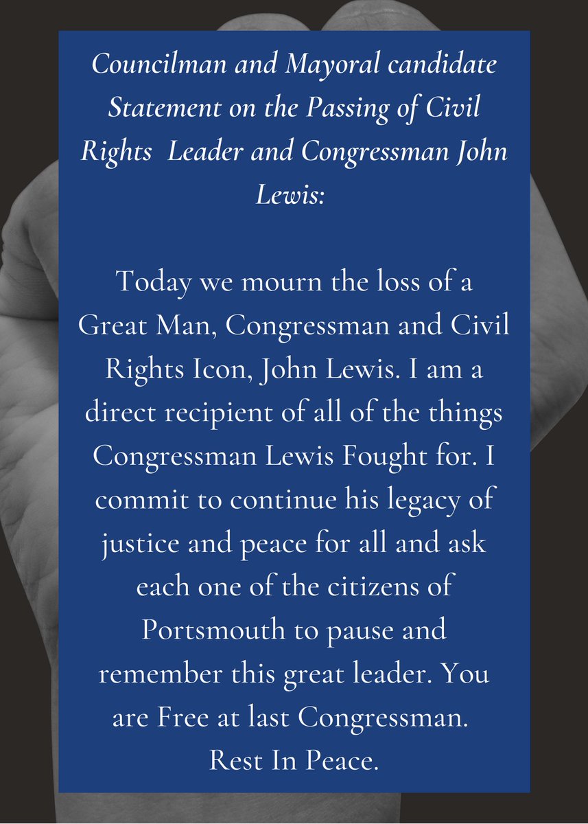 “But you have to have hope. You have to be optimistic in order to continue to move forward” ~John Lewis