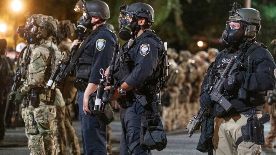 The presence of federal troops in Portland, and theoretically around the country, is an operation to oppress people Trump sees as terrorists.Again. Games with labels, games with definitions. It's the War on Terror, but in our streets, all of it at the whims of "a general."39/