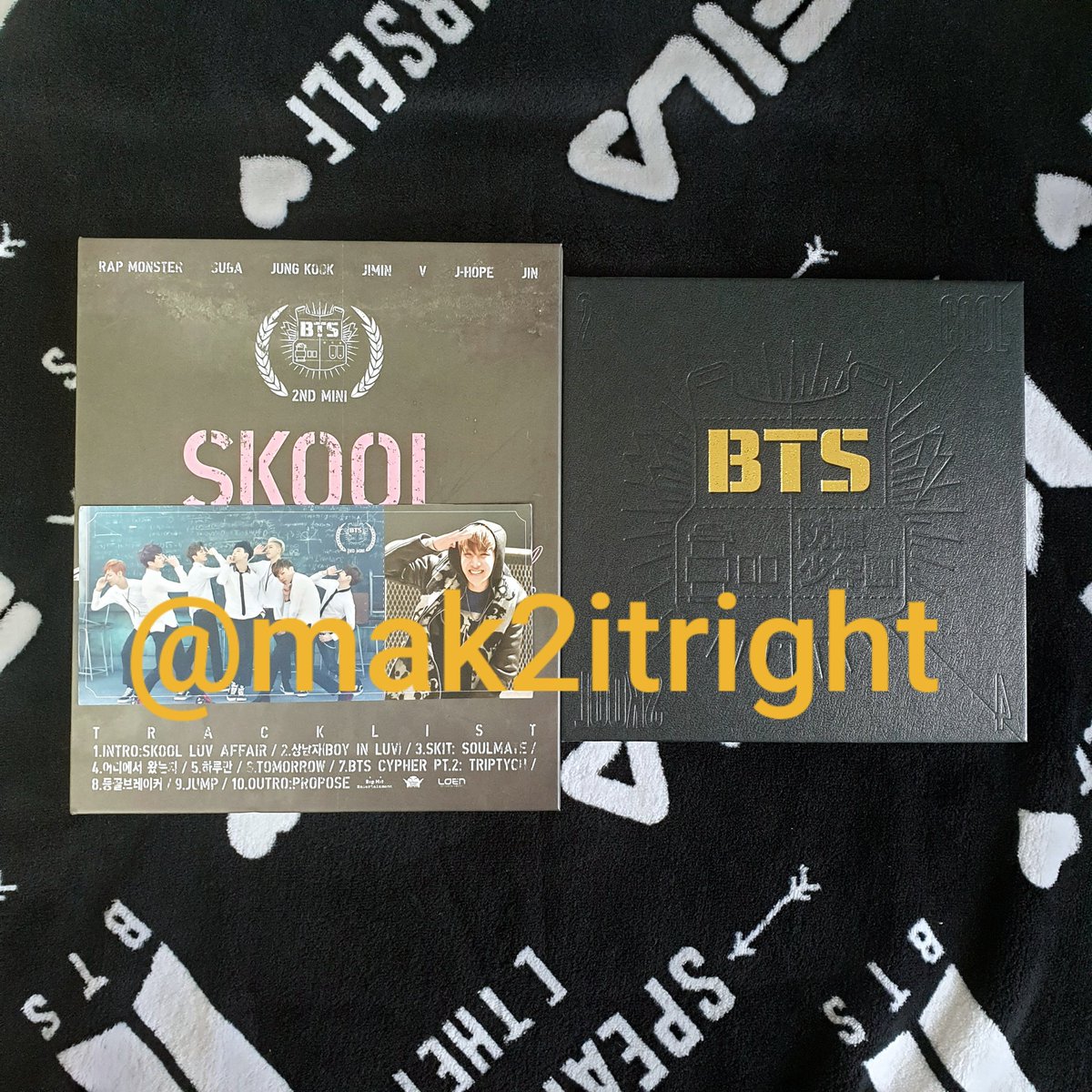 mak2itright's tweet photo. 방탄 앨범 팔아요
포카⭕ 운포❌
투쿨포스쿨 앨범은 원래 포카 없음
상태 좋으나 생활상 하자 있을 수 있습니다

Skool luv affair 0.6
2 cool 4 skool 0.4

#방탄앨범 #방탄데뷔앨범 #방탄굿즈 #스쿨럽어페어앨범 #투쿨포스쿨앨범 bts album https://t.co/GI1362jfHM