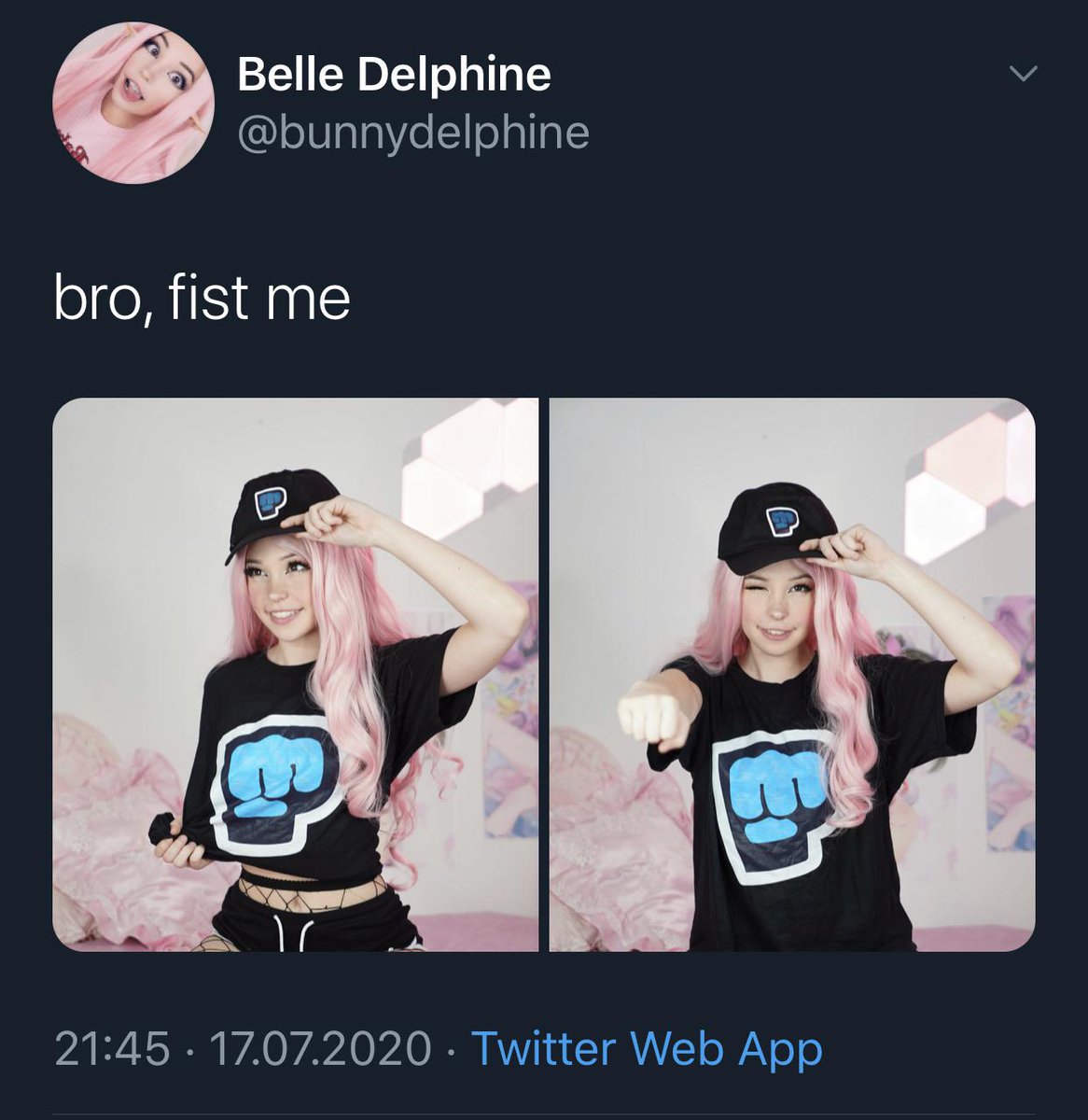 Belle delphine twitter posts