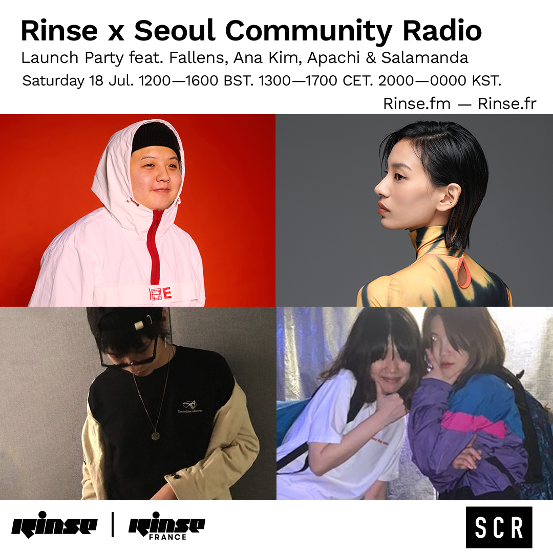 RinseFrance's tweet photo. 13H !
C'est le début du TakeOver #RinsexSeoulCommunityRadio 🇫🇷🇰🇷
On commence avec #Fallens !
Checkez son actualité musicale ici : https://t.co/aH3wGb76ye
#verrouillé 🔒 https://t.co/GnEXqQ5YAj https://t.co/hw5nxxnZns