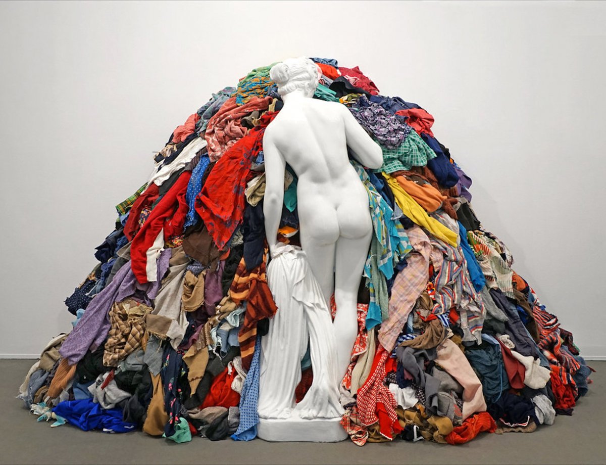 100sculptors's tweet photo. 'Venus of Rags' (1967) by renowned Italian artist Michelangelo Pistoletto.
#michelangelopistoletto #sculpture #sculptor #contemporarysculpture #art #artist #artwork #tatemodern #tatecollection @Tate https://t.co/0lRRvDmOga