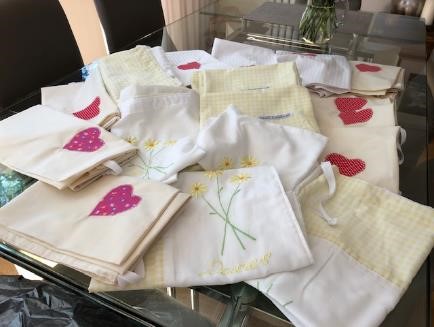SI_MidlandArden's tweet photo. #Soroptimists We are celebrating our annual Day of Action today by highlighting the work of our Club members through the Covid-19 crisis. We are supporting the NHS by making headbands, masks, scrubs and laundry bags. #SoroptimistsConnect @SI_MidlandArden @SIGBI1 https://t.co/PmvAfINwMo