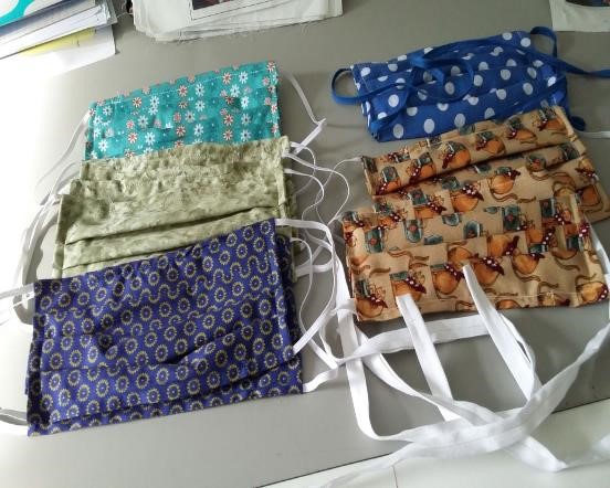 SI_MidlandArden's tweet photo. #Soroptimists We are celebrating our annual Day of Action today by highlighting the work of our Club members through the Covid-19 crisis. We are supporting the NHS by making headbands, masks, scrubs and laundry bags. #SoroptimistsConnect @SI_MidlandArden @SIGBI1 https://t.co/PmvAfINwMo