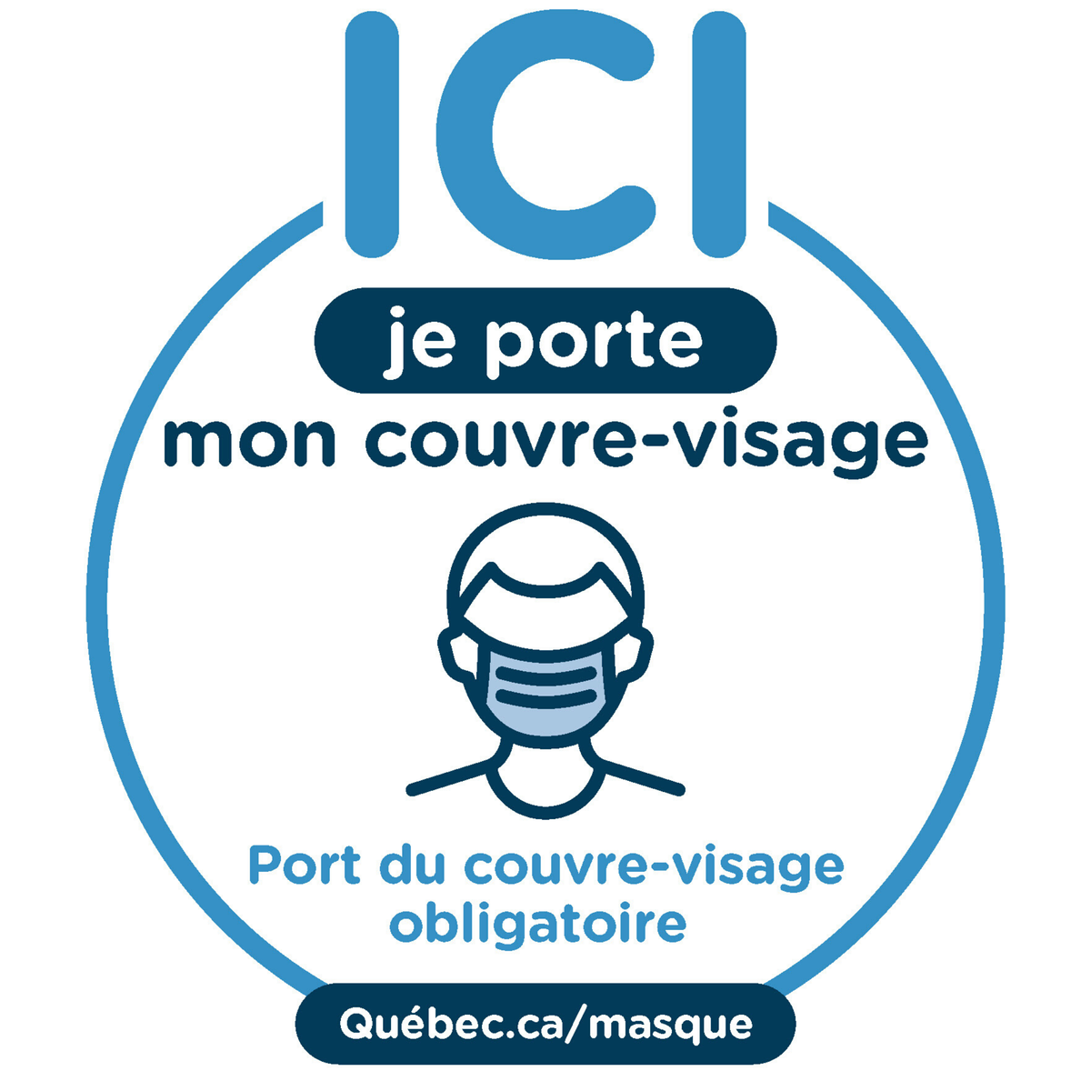 CISSSdeLaval's tweet photo. 😷 À compter d'aujourd'hui (18 juillet), le port du couvre-visage ou du masque sera obligatoire dans l’ensemble des installations du CISSS de Laval, comme dans tous lieux publics fermés. Cette mesure s’ajoute aux autres mesures de protection : lavage des mains et distanciation. https://t.co/2u6InnaGqO