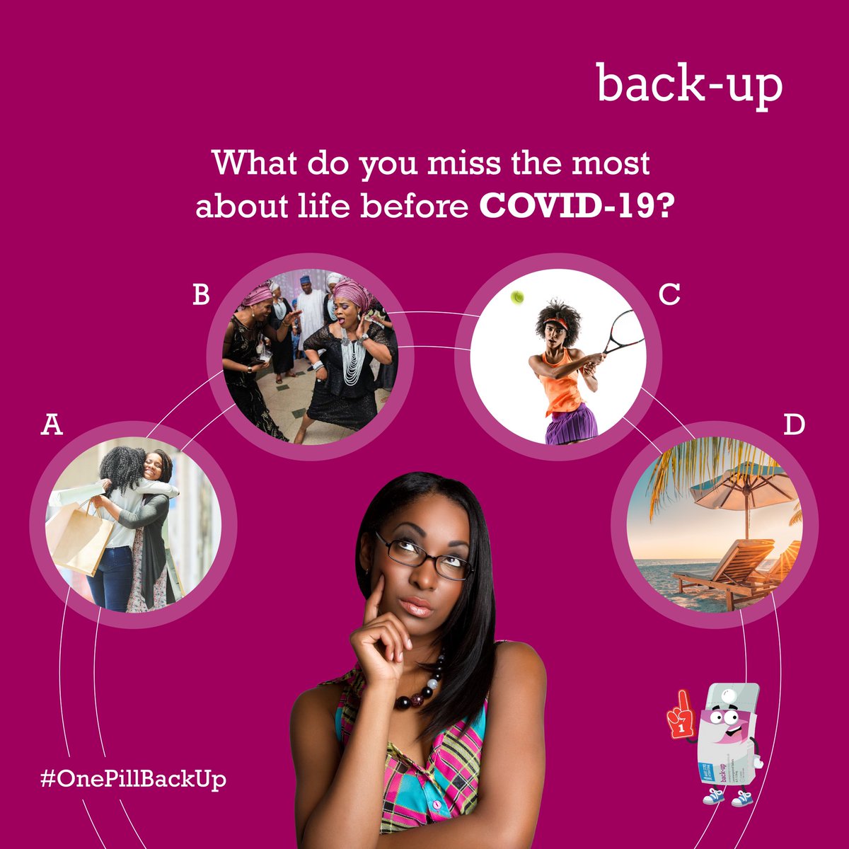 backupng's tweet photo. In these times, we've learnt to appreciate the simple things we once took for granted. 
Tell us, what do you miss the most about life before the pandemic?
#Onepillbackup
________________________
Delivery available, send a WhatsApp message on 
https://t.co/SipQvPaW67
——————————— https://t.co/rFjFFiNcI0