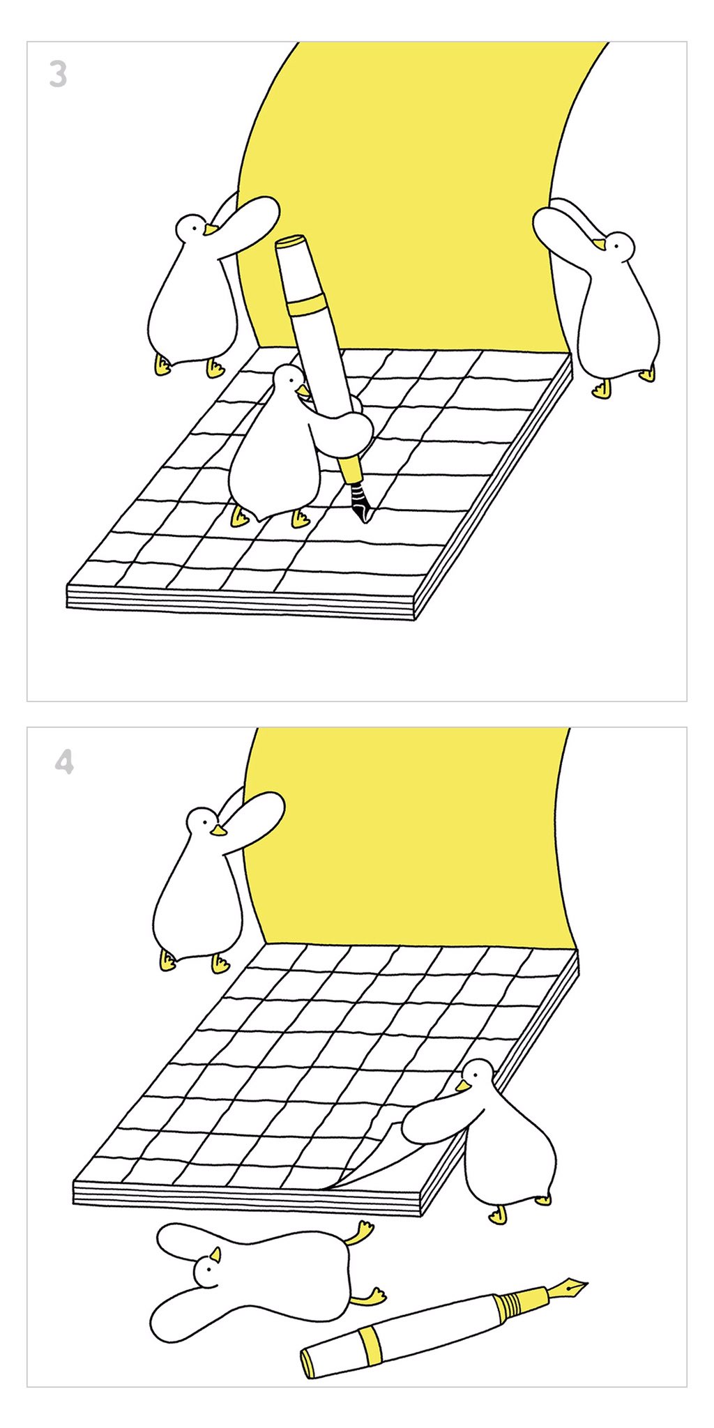 Ahiru Life アヒルライフ 方眼紙 アヒルライフ イラスト 手書き T Co Dtm2vpnwha Twitter