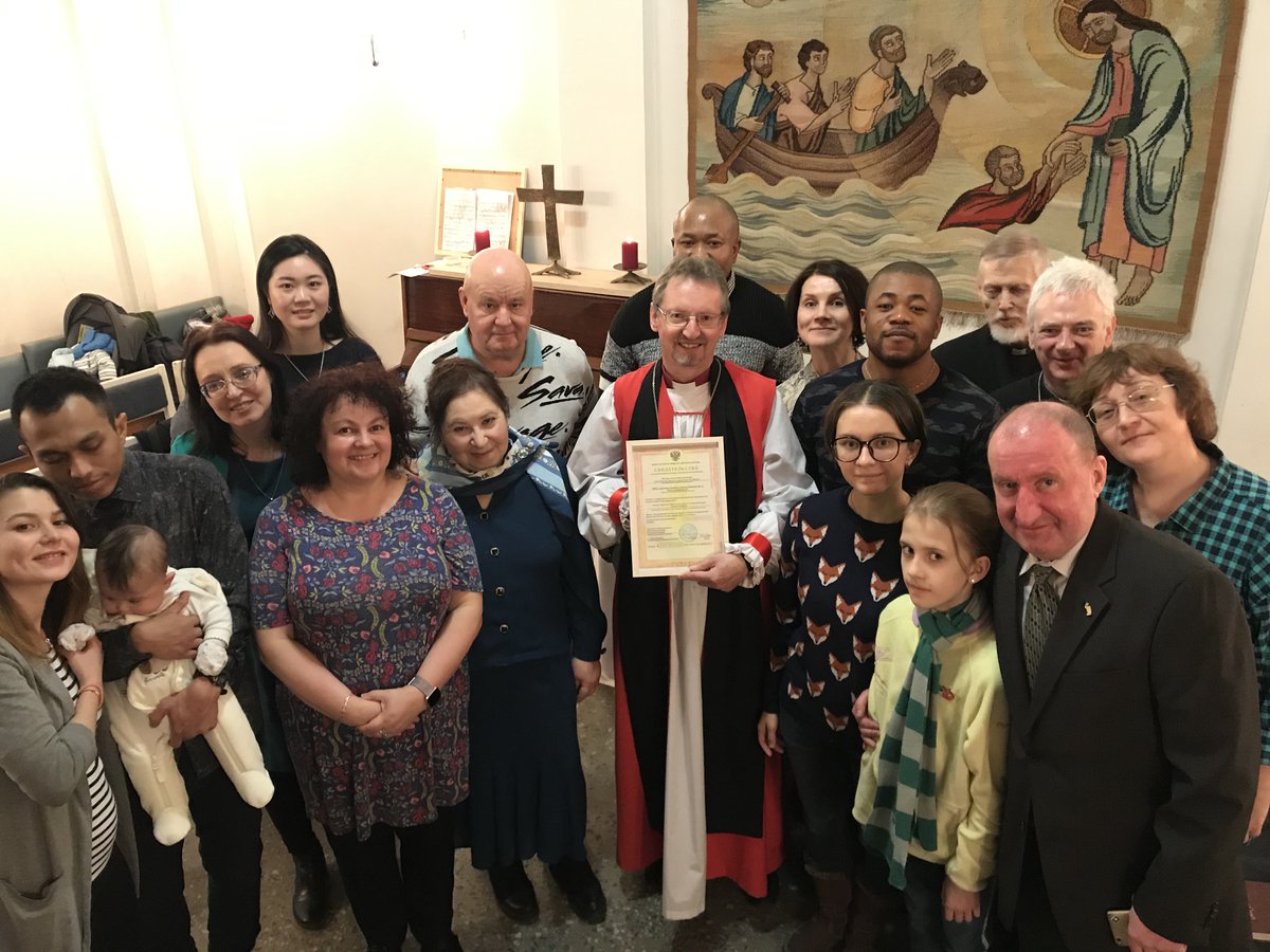 moscowchaplain's tweet photo. I'm looking forward to visiting the Anglican St Petersburg  congregation on Sunday at 4pm at the Petrikirche in Nevsky Prospekt. The last time I was there was just pre-lockdown for the Confirmation service with Bishop Robert in March -only four months ago but seems a lifetime. https://t.co/8KWSvq707S