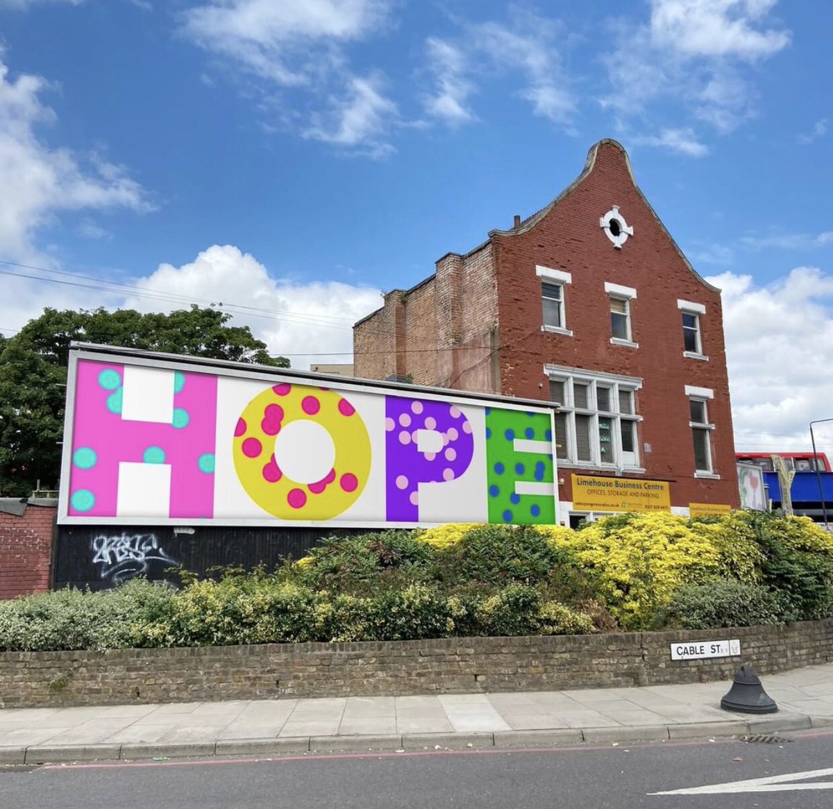stopinstockport's tweet photo. We have quite a few tatty billboards in Stockport Town Centre • Wouldn’t it be great if we added some colour and positivity to them • Anybody know how we’d go about this? 🎩🙌 #stopinstockport https://t.co/qgL6Oa2P9c