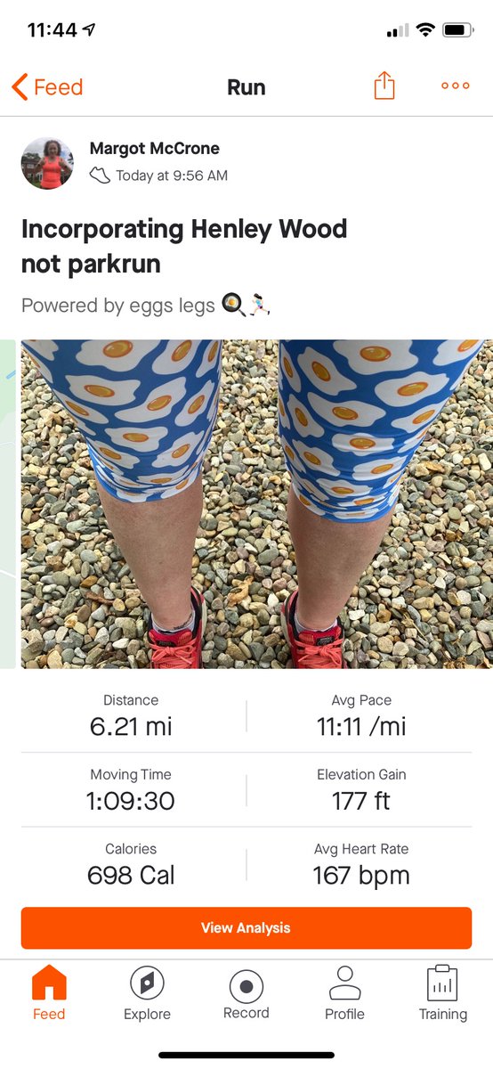 margot_ann's tweet photo. Powered by eggs legs run today #eggslegs #runningfool https://t.co/c9oaDaNICT