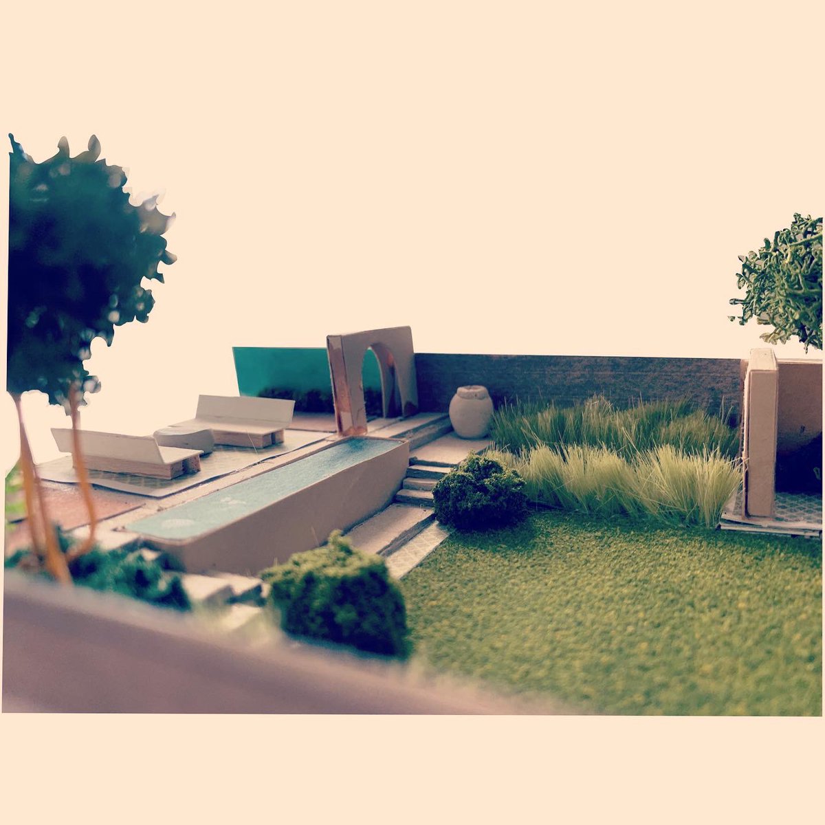 TomHillDesign's tweet photo. A scale model of a project which has been influenced by Moorish architecture. https://t.co/BKS1c5wbBe