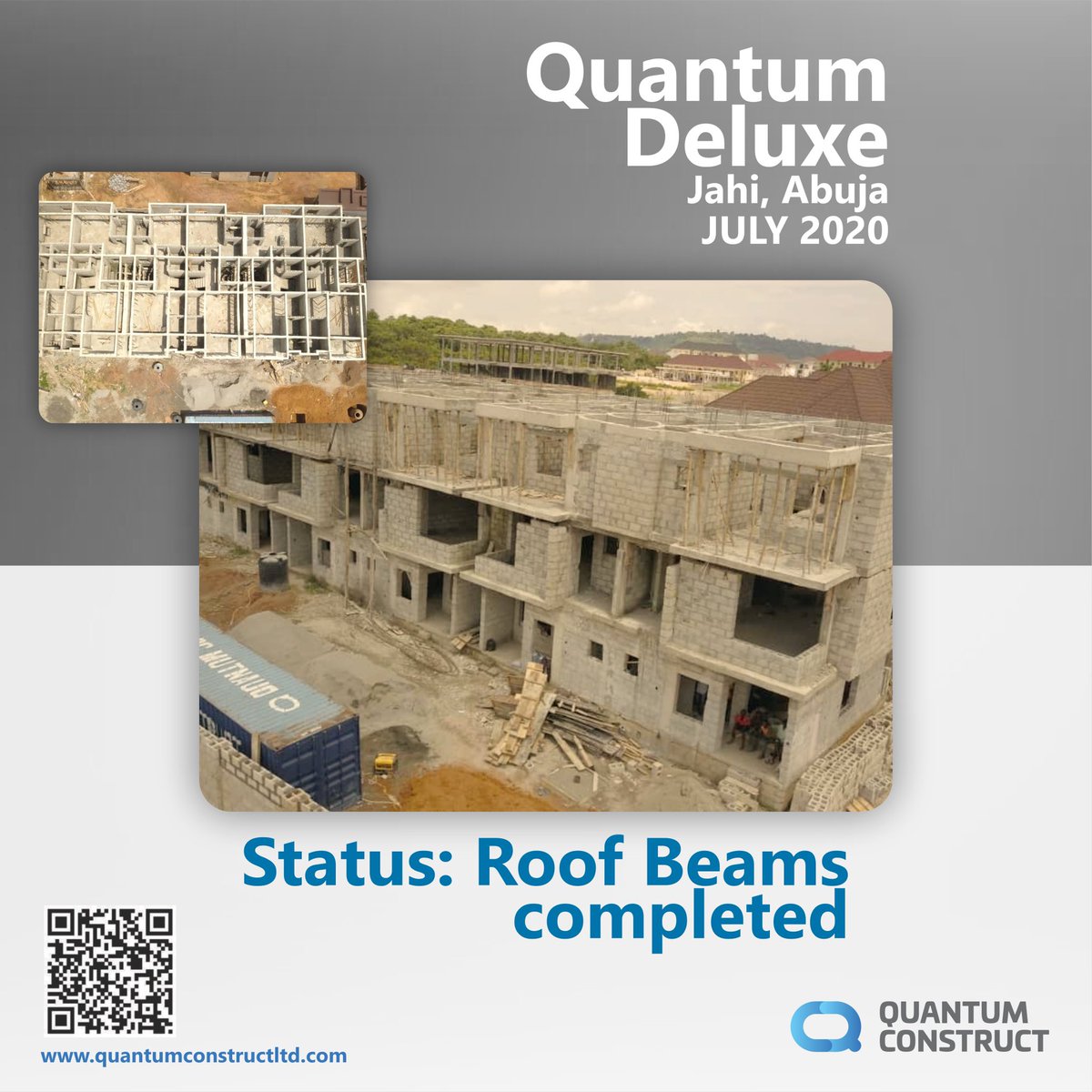 Quantum_ng's tweet photo. We are making fast progress to keep our promise to our clients.π‘
Columns extension at quantum enclave completed and roofing at quantum deluxe in progress.
#quantumenclave
#quantumdeluxe
#trustquantumconstruct https://t.co/pDQVtZBTAL