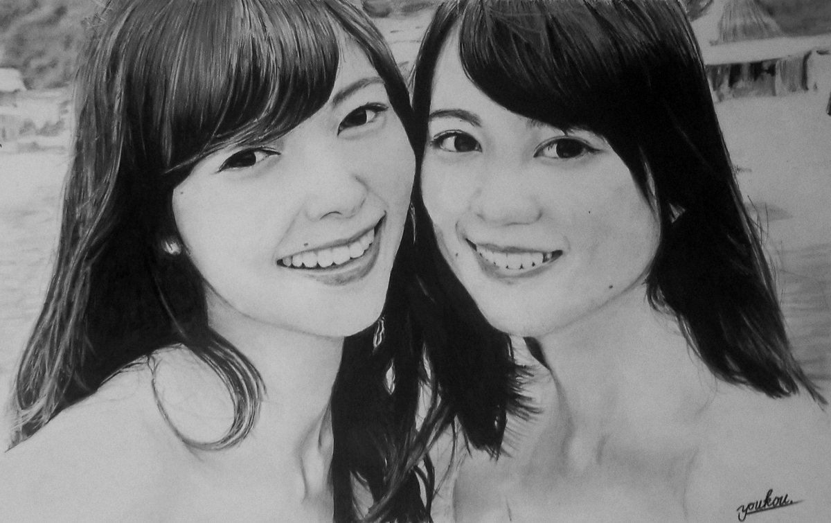 #これを見た人は2人組の画像を貼れ
過去絵ばかりですが?

#鉛筆画 #Pencildrawing #pencilart #過去絵を投げて絵を描いた気になろうキャンペーン 