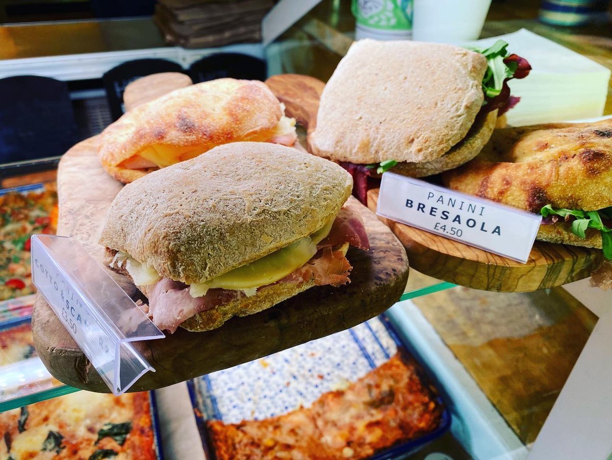 PloughWayDeli's tweet photo. A varied selection of homemade panini (sarnies) - some sour dough; boutique requests POA 🤪👍 https://t.co/ckmsgoOPas