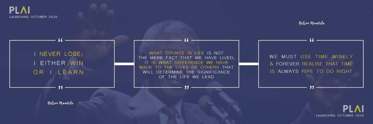 PLAISport's tweet photo. A Giant among Men;
On this #NelsonMandelaDay, we reflect back on some of his most powerful words - So many of which resonate with our mission; to help Sports Clubs around the world save time & do right.
Mobile App Launch: October 2020
#PLAIsmart #PressPLAI https://t.co/RXHzxvD2fX
