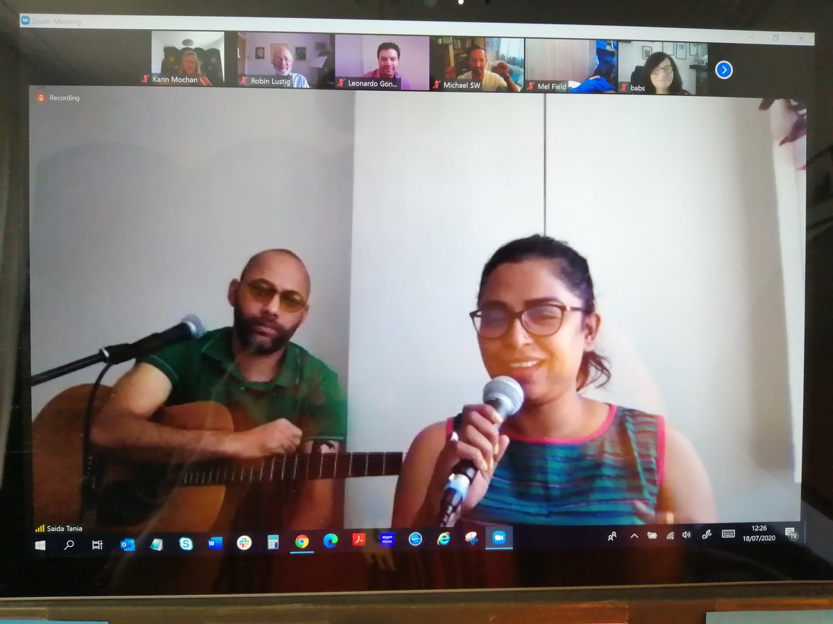 KarinMochan's tweet photo. Enjoying a wonderful start to the weekend with @CommonAndKind choir and very special guests. Inspiring stuff! #commonandkind @ThomasGouldVLN #bernhardschimpelsberger @_justinmstanton and #saidatani https://t.co/hsd5LADfl9
