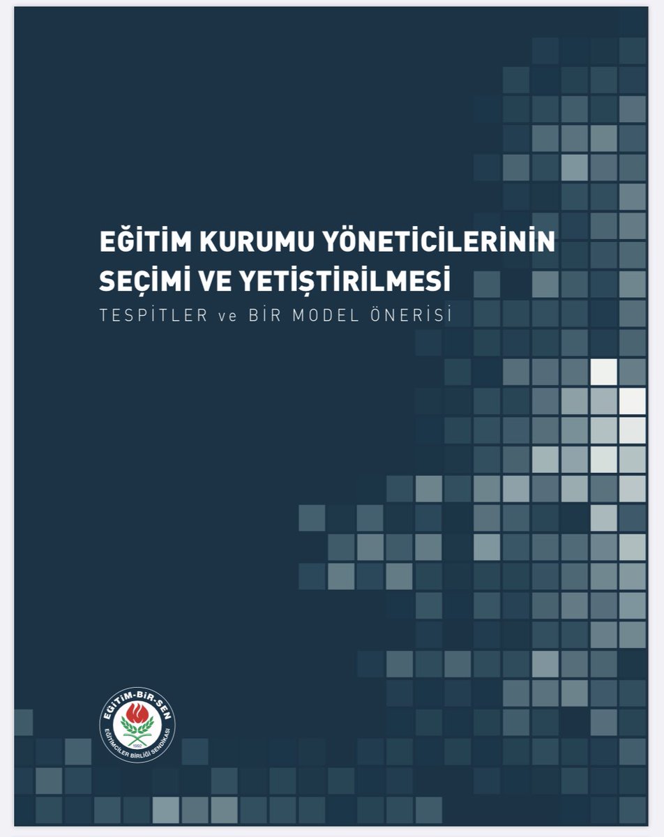 1] Eğitim-Bir-Sen olarak yayınladığımız raporlarda; “Eğitim Yönetiminde Kariyer ve Liyakat Sistemi” ile “Eğitim Yöneticilerinin Seçimi ve Yetiştirilmesi” konularını işledik ve evrensel örnekler üzerinden öneriler getirdik.

🔗ebs.org.tr/ebs_files/file…

🔗ebs.org.tr/ebs_files/file…