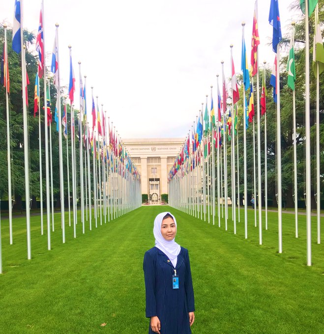 Shukria got a First! In PPE from Goldsmiths. It's incredible! I'm going to have to make a thread to explain how incredible. Here is a poem Shukria wrote 8 years ago, when she had been in the UK 6 months. And here she is last year, at the UN.