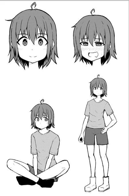 バカラノベのキャラデザその1 