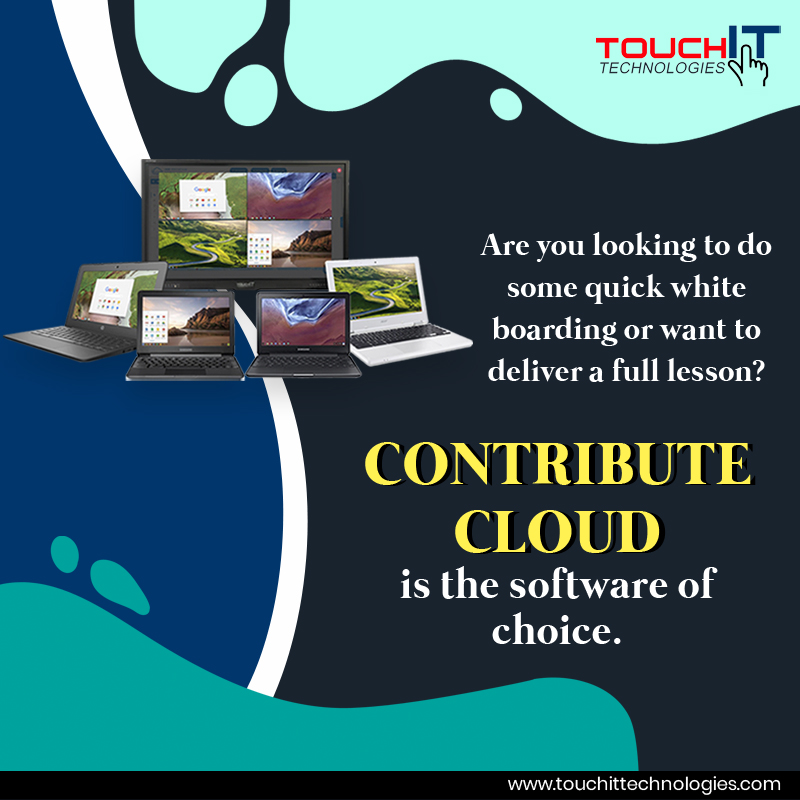 touchit_tech's tweet photo. Whether you are looking to do some quick whiteboarding or you want to deliver a full lesson, Contribute Cloud is the software of choice. Get 15 days Free Trial at https://t.co/GvHQZRKkfX
#ContributeCloudSoftware #ContributeCloud #software https://t.co/h2HkWKgSOt