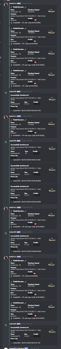 shortcarvana's tweet photo. Still hate FootlockerEU....

Bots - @cyberaiosuccess @KodaiSuccess
Proxies- @aycdproxies @AproxyIO 
Groups- @aycdio @SpiceyFNF https://t.co/6ISiVc5w4k