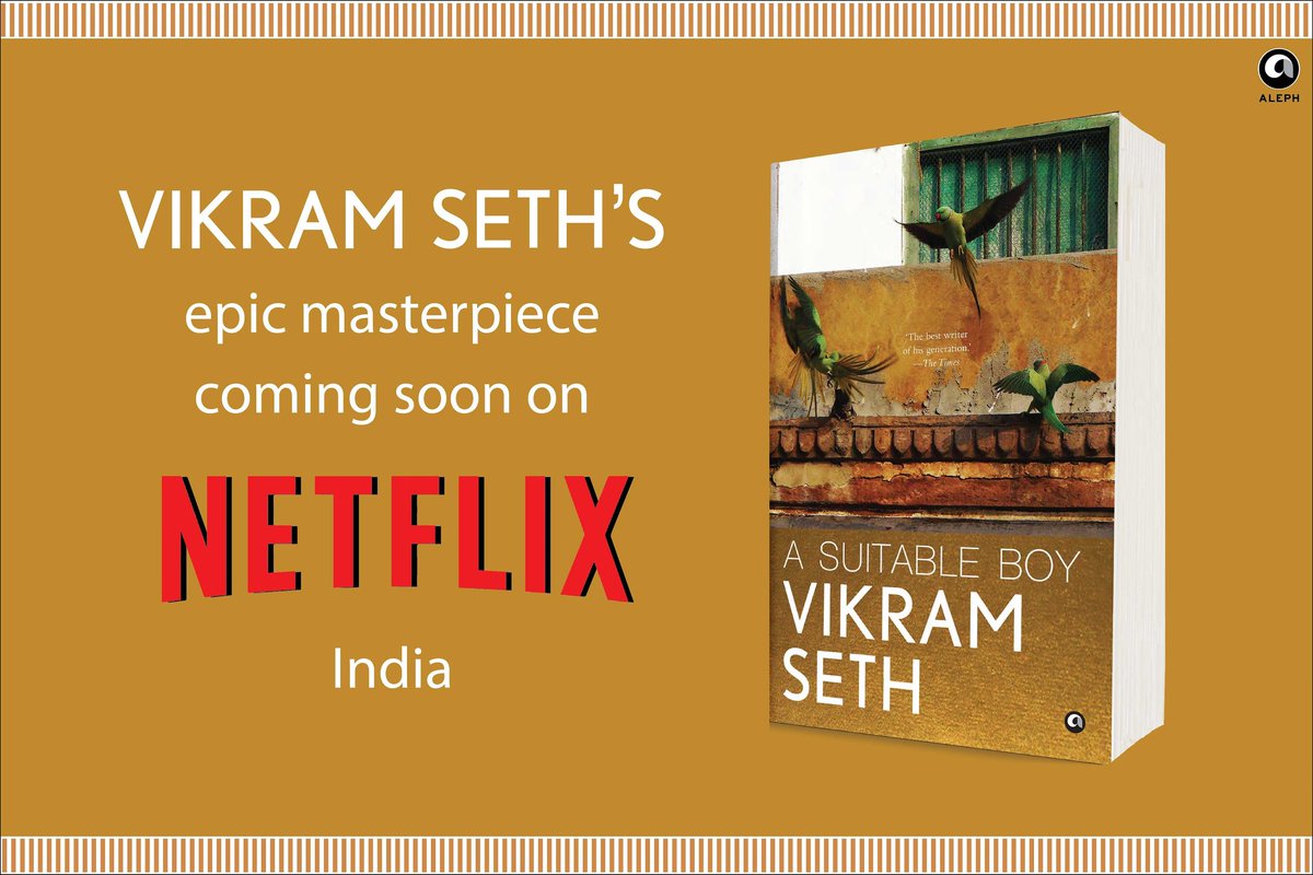 AlephBookCo's tweet image. Are you ready? #comingsoon 

#asuitableboy #vikramseth