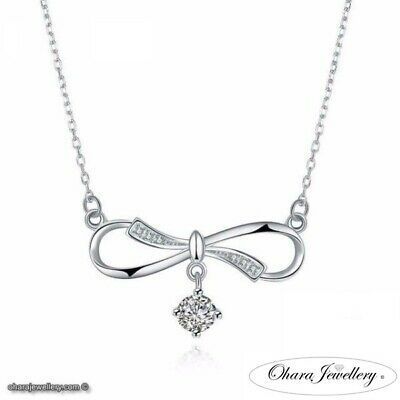 OharaJewellery's tweet image. buff.ly/3cTC6QZ 925 Solid Sterling Silver Bow Knot Charm Cubic Zirconia Necklace 😍 #shopping #gifts #eBay #wedding #uksmallbiz #SmallBiz #SmallBusiness #ukgifthour #shopsmall #giftsforher #jewellery #jewelry