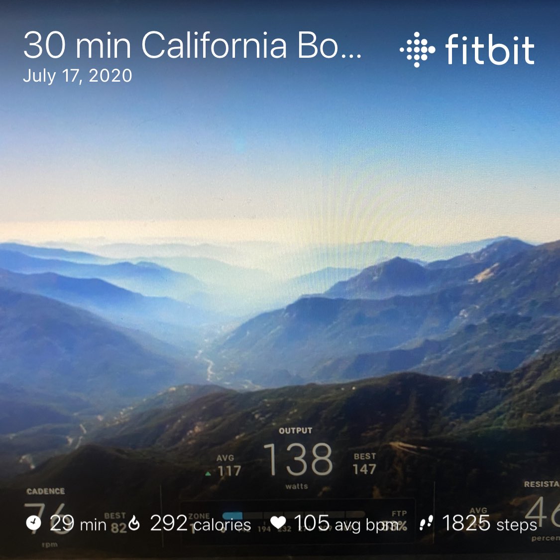 SpartyHawkCache's tweet photo. “Riding In NoCal.”

(WEIGHT:  204.8 LBS) 
(TEMP:  bedroom climate)
(EXERTION:  30 mins on ⁦@onepeloton⁩ California Bound Scenic Ride workout)

Another late ride ... change is coming ... I hope! #GetFitAgainPlease

#Trails #Valleys #Forrestry https://t.co/C0whe4DJzq