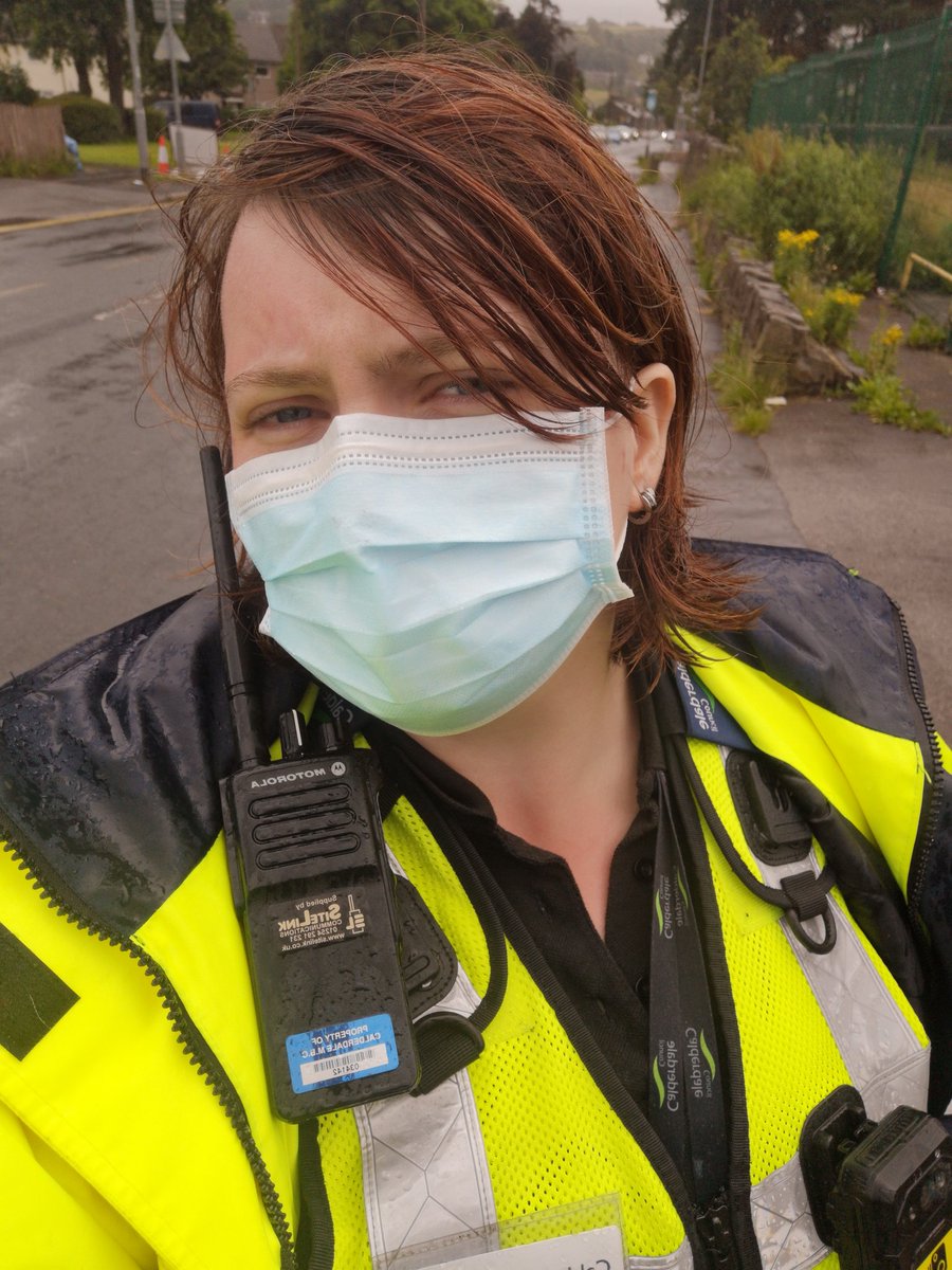 Warden316's tweet photo. Bit of a change in weather today but I'm back at @MixendenAC for the #mobiletestingunit for #COVID__19 for @CMBC_CSRT and @Calderdale
Make sure you book in for today! https://t.co/OBgY0FgKyj