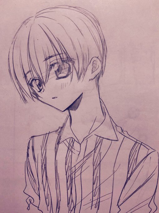 描きやすい角度ってありますね。 