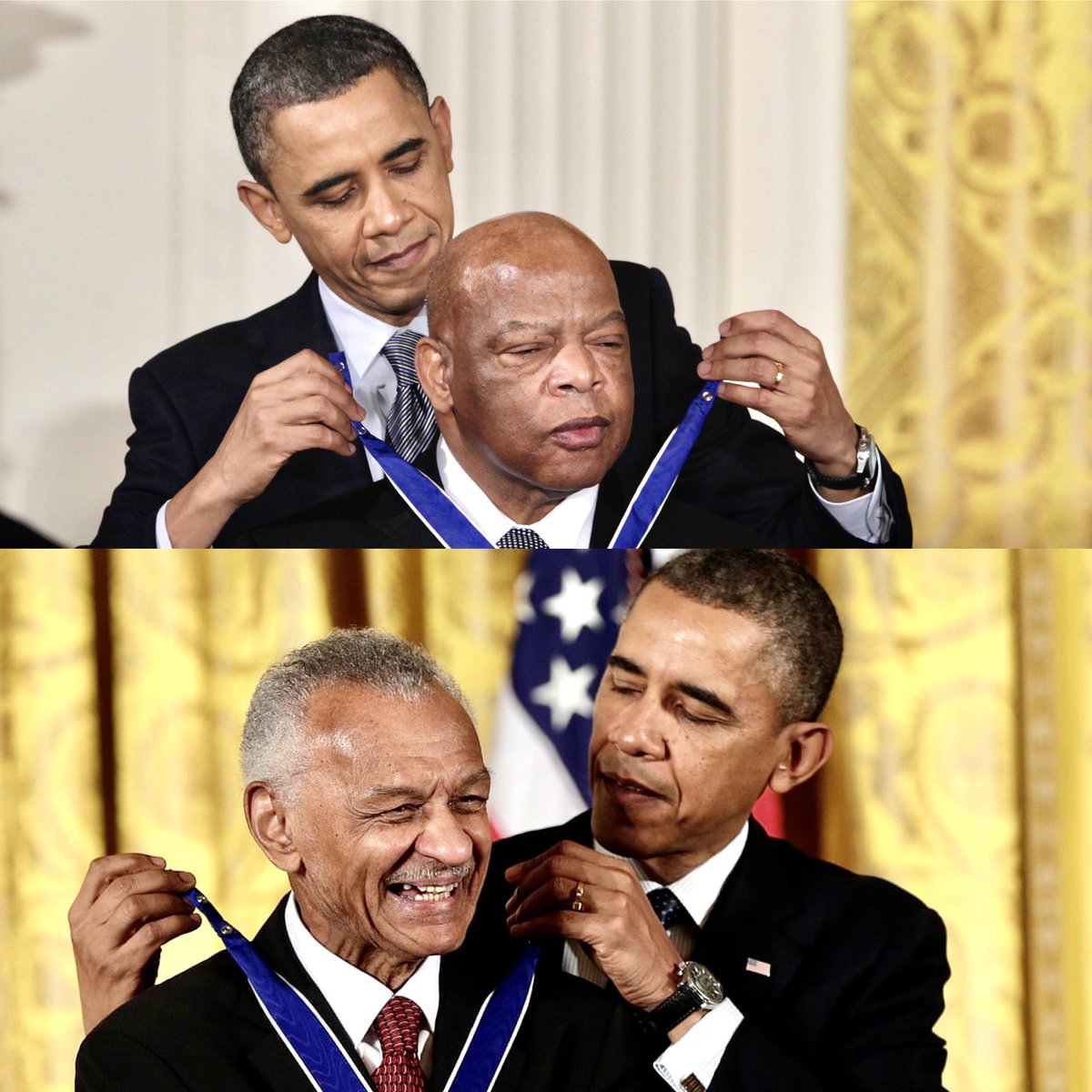 GAAlbright's tweet photo. Leadership at its best. Jobs well done, John Lewis and C.T. Vivian. Thank you for your undying passion and courage. #repost #share #realleadership #restinheaven https://t.co/dEQuOEL74q