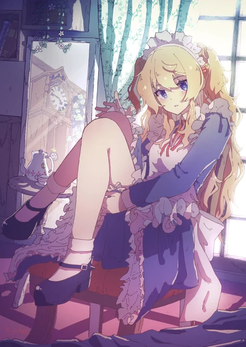 百合じゃないやつで
#女の子のイラストだけで興味を持ってくれる方へ届け 